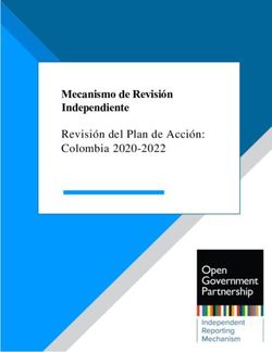 Mecanismo de Revisión Independiente - Revisión del Plan de Acción: Colombia 2020-2022 - Open Government Partnership