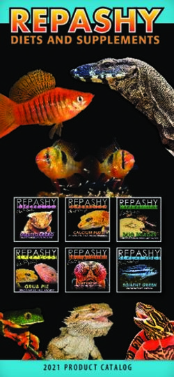 2021 PRODUCT CATALOG - Repashy Ventures