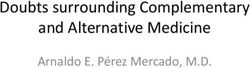 Doubts surrounding Complementary and Alternative Medicine - Arnaldo E. P&eacute;rez Mercado, M.D.