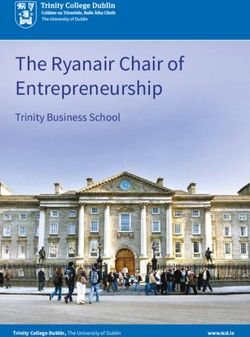 The Ryanair Chair of Entrepreneurship - Trinity Business School - www.tcd.ie - Trinity College Dublin