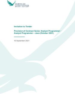 Invitation to Tender Provision of Contract Senior Analyst Programmer / Analyst Programmer - Java (October 2021) - 16 September 2021 - SFC