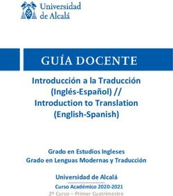 Introducción a la Traducción (Inglés-Español) // Introduction to Translation (English-Spanish) - Grado en Estudios Ingleses Grado en Lenguas ...