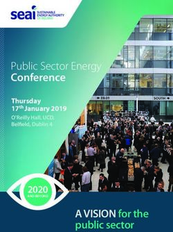 A VISION for the public sector - Public Sector Energy Conference 2020 - SEAI