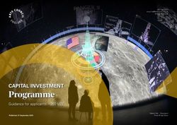 Programme CAPITAL INVESTMENT - Guidance for applicants 2021/22 - Arts Council England