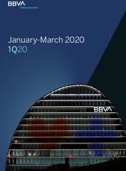 January-March 2020 1Q20 - BBVA.com