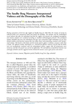 The Sandby Borg Massacre: Interpersonal Violence and the Demography of the Dead - Cambridge University Press