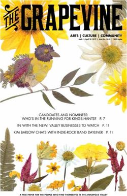 CANDIDATES AND NOMINEES: WHO'S IN THE RUNNING FOR KINGS-HANTS? P. 7 IN WITH THE NEW: VALLEY BUSINESSES TO WATCH P. 11 KIM BARLOW CHATS WITH ...