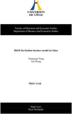 H&M fast fashion business model in China Third Cycle - Faculty of Education and Economic Studies Department of Business and Economic Studies ...