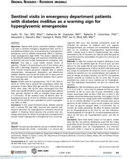 Sentinel visits in emergency department patients with diabetes mellitus as a warning sign for hyperglycemic emergencies