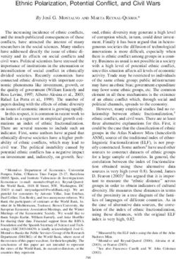 Ethnic Polarization, Potential Conflict, and Civil Wars