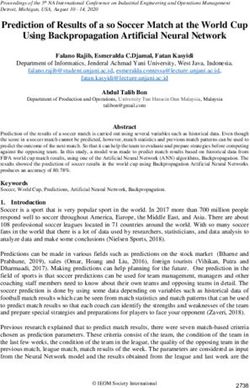 Prediction of Results of a so Soccer Match at the World Cup Using Backpropagation Artificial Neural Network - IEOM