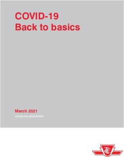 COVID-19 Back to basics - March 2021 - TTC
