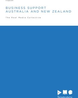 BUSINESS SUPPORT AUSTRALIA AND NEW ZEALAND - The Real Media Collective
