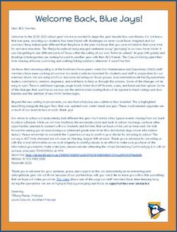 Welcome Back, Blue Jays! - Eanes ISD