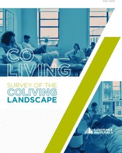 LANDSCAPE SURVEY OF THE - MAY 2019 - Cushman & Wakefield