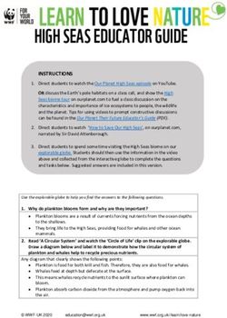 HIGH SEAS EDUCATOR GUIDE - WWF