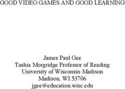 GOOD VIDEO GAMES AND GOOD LEARNING - James Paul Gee Tashia Morgridge Professor of Reading University of Wisconsin-Madison Madison, WI 53706 ...