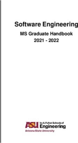 Software Engineering MS Graduate Handbook 2021 2022 - School of Computing and Augmented ...