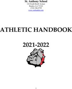 ATHLETIC HANDBOOK 2021-2022 - St. Anthony School - St. Anthony School ...