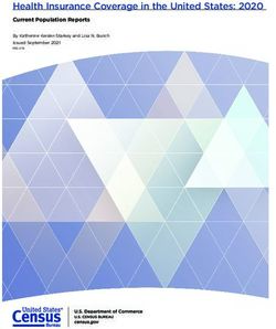 Health Insurance Coverage in the United States: 2020 - Current Population Reports