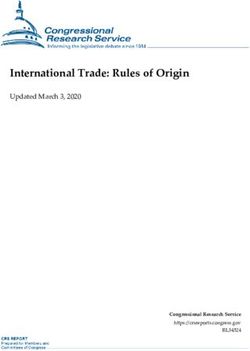 International Trade: Rules of Origin - Updated March 3, 2020 - Federation of American ...