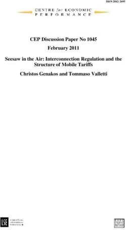 CEP Discussion Paper No 1045 February 2011 Seesaw in the Air: Interconnection Regulation and the Structure of Mobile Tariffs Christos Genakos and ...