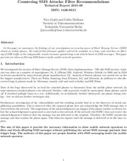 Countering SMS Attacks: Filter Recommendations