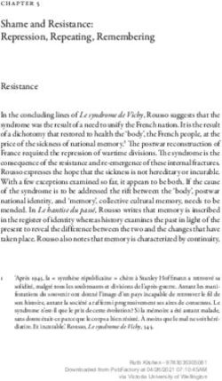 Shame and Resistance: Repression, Repeating, Remembering - Peter Lang Publishing