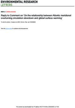Reply to Comment on 'On the relationship between Atlantic meridional overturning circulation slowdown and global surface warming'