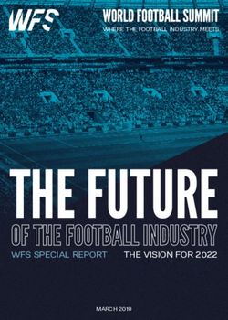 THE FUTURE WFS SPECIAL REPORT THE VISION FOR 2022