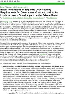 Biden Administration Expands Cybersecurity Requirements for Government Contractors that Are Likely to Have a Broad Impact on the Private Sector