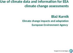 Use of climate data and information for EEA climate change assessments Blaž Kurnik - Climate change impacts and adaptation European Environment ...
