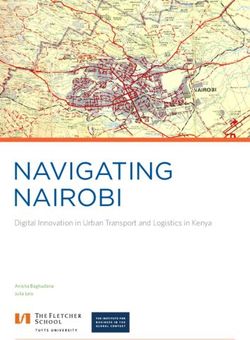 NAVIGATING NAIROBI Digital Innovation in Urban Transport and Logistics in Kenya - Anisha Baghudana Julia Leis - Tufts Self-Serve Blogs and Websites.