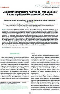 Comparative Microbiome Analysis of Three Species of Laboratory-Reared Periplaneta Cockroaches