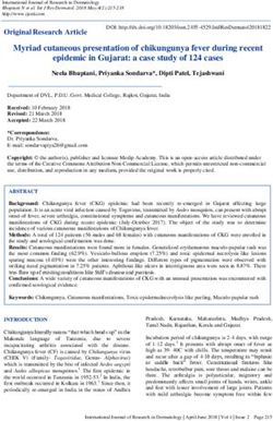 Myriad cutaneous presentation of chikungunya fever during recent epidemic in Gujarat: a case study of 124 cases