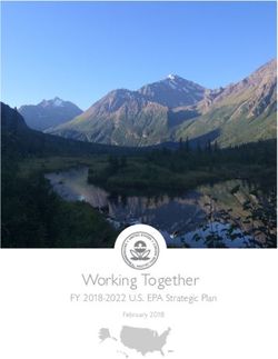 Working Together FY 2018-2022 U.S. EPA Strategic Plan - February 2018 - FY 2018-2022 US EPA Strategic Plan