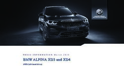 BMW ALPINA XD3 and XD4 - PRESS INFORMATION March 2018 AWD (left-hand drive) - ALPINA Automobiles
