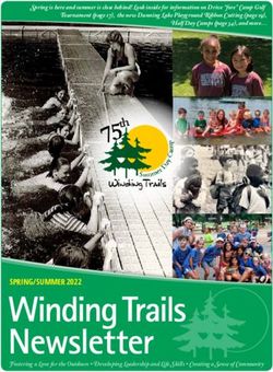 SPRING/SUMMER 2022 - Spring is here and summer is close behind! Look inside for information on Drive "fore" Camp Golf Tournament (page 17), the ...