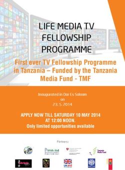 LIFE MEDIA TV FELLOWSHIP PROGRAMME