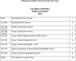 Gas Rates Schedules - Cedar Falls ...