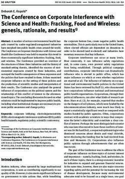 The Conference on Corporate Interference with Science and Health: Fracking, Food and Wireless: genesis, rationale, and results1