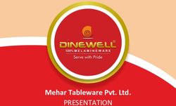 Mehar Tableware Pvt. Ltd - PRESENTATION - Dinewell