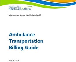 Ambulance Transportation Billing Guide - Washington Apple Health (Medicaid) - July 1, 2020 - Washington State ...