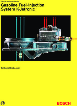 Gasoline Fuel-Injection System K-Jetronic - Technical Instruction - Gasoline-engine management