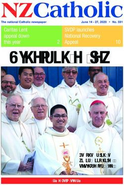Ordained at last - Lockdown led to seven week delay of ordination - pg 3 - Caritas Lent appeal down this year