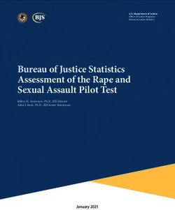 Bureau of Justice Statistics Assessment of the Rape and Sexual Assault Pilot Test