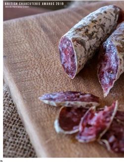 BRITISH CHARCUTERIE AWARDS 2019 - Words Henrietta Green - British Charcuterie Live