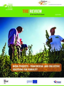 THE REVIEW - MCDR PROJECTS : TRANSVERSAL AND COLLECTIVE SOLUTIONS FOR RURALITY - of the French Rural network - R&eacute;seau rural
