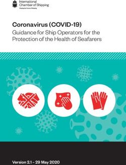Coronavirus (COVID-19) - Guidance for Ship Operators for the Protection of the Health of Seafarers - Deutsche Flagge