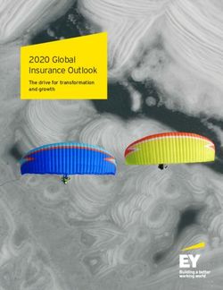 2020 Global Insurance Outlook - The drive for transformation and growth - EY
